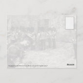 セントジェームズパレスでガードを変更 ポストカード (裏面)