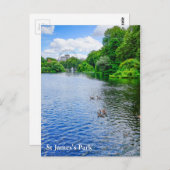 セントジェームズパークロンドンUK ポストカード (正面/裏面)