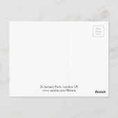 セントジェームズパークロンドンUK ポストカード (裏面)