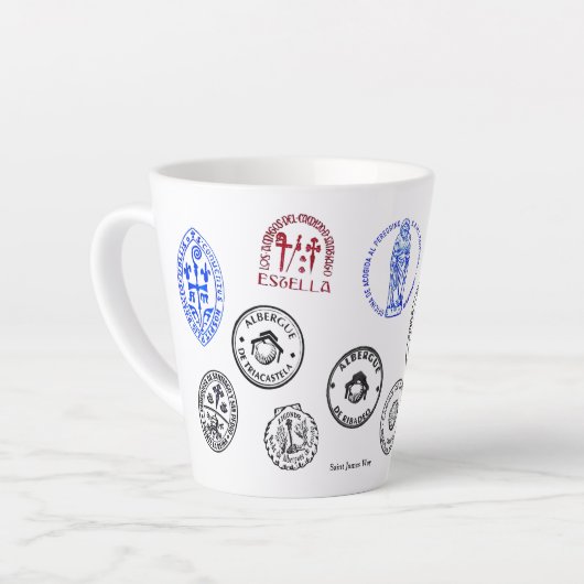セントジェームズ・ウェイ スモールラテマグ カフェラテマグ (左アングル)