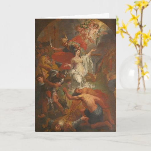 セントジムナカトリック祈りの言葉アルツハイマー不安 カード (黄色い花)