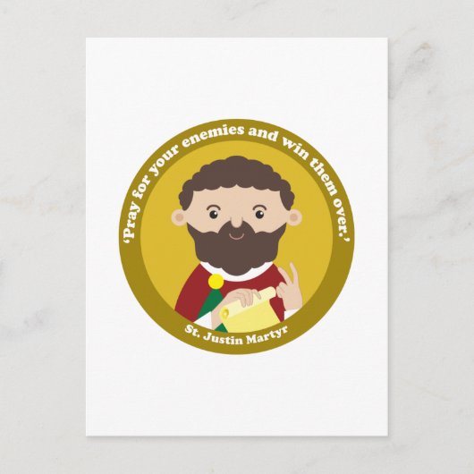 セントジャスティン殉教者 ポストカード (正面)