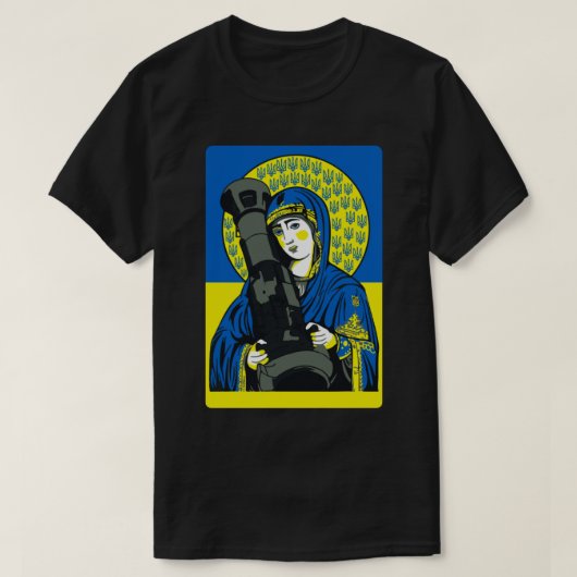 セントジャベリン国旗の守護者 Tシャツ (デザイン正面)
