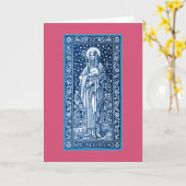 セントジュリアナファルコニエリあいさつカード カード (黄色い花)