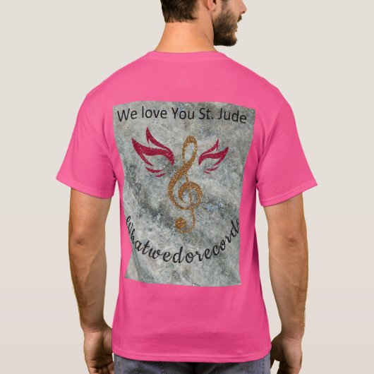 セントジュードを愛してる Tシャツ (裏面)