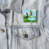 セントジュード・サディアス&イントレピッド女性ゴルファー 缶バッジ (インサイチュ)