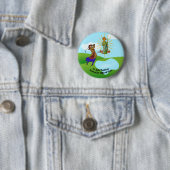 セントジュード・サディアス&イントレピッド女性ゴルファー 缶バッジ (インサイチュ)