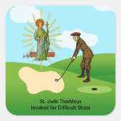 セントジュード・タデウスとパニックに陥ったダファー スクエアシール (正面)