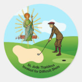 セントジュード・タデウスとパニックに陥ったダファー ラウンドシール (正面)