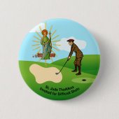 セントジュード・タデウスとパニックに陥ったダファー 缶バッジ (正面)