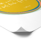 セントジョアンオブアーク引用文 |クリスチャンのウォールアート ポスター (角)