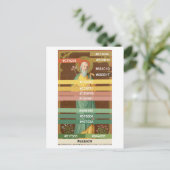 セントジョセフのカラーパレット(SAU 35) ポストカード (スタンド正面)