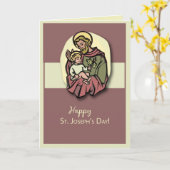 セントジョセフの日 カード (黄色い花)
