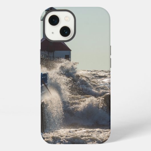 セントジョセフの荒波 iPhoneケース (裏面)