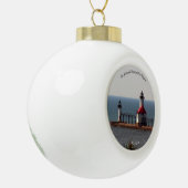 セントジョセフノースピエールヘッドライトオーナメント セラミックボールオーナメント (左)