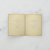 セントジョセフベビーイエスカトリック宗教ヴィンテージ カード (内部)