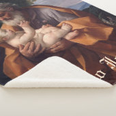 セントジョセフベビーイエス宗教カトリック祈りの言葉 シェルパブランケット (3/4)