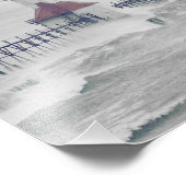 セントジョセフレイクミシガンライトハウスストミー フォトプリント            (角)