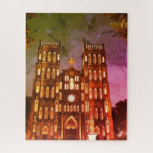 セントジョセフ大聖堂ハノイ ジグソーパズル (縦)
