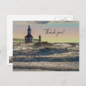 セントジョセフ灯台　絵のような感謝の気持ちのポストカード ポストカード (正面/裏面)
