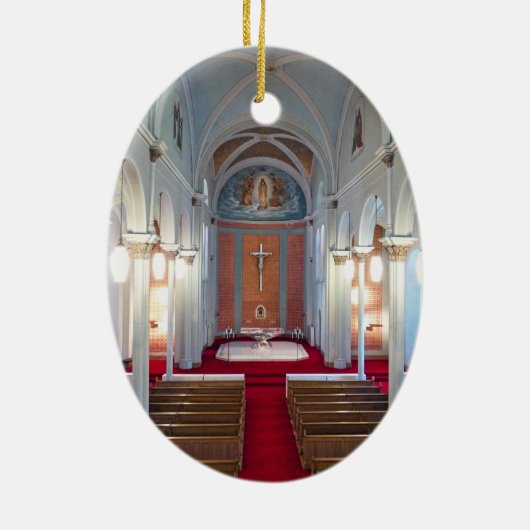セントジョセフ礼拝堂 セラミックオーナメント (裏面)
