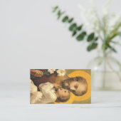 セントジョセフ祈りの言葉カード 名刺 (スタンド正面)