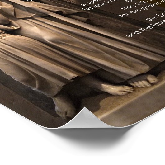 セントジョセフ祈りの言葉ポスター ポスター (角)