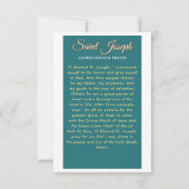 セントジョセフ聖餐式カード サンキューカード (裏面)