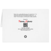 セントジョセフ(SAU 35)あいさつ空白のきカード (裏面横)