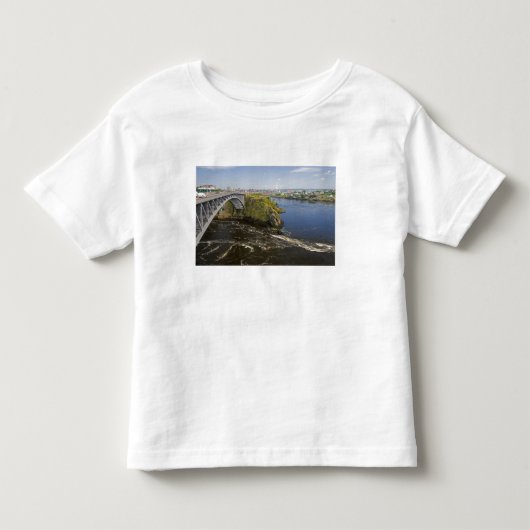セントジョンのセントジョン川の逆流 トドラーTシャツ (正面)