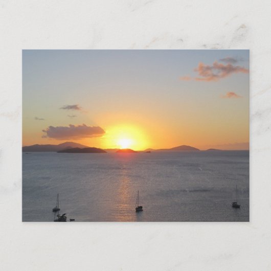 セントジョンの帆船 ポストカード (正面)