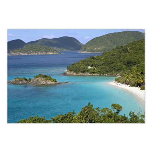 セントジョンの道路からカナール湾の景色 フォトプリント            (正面)