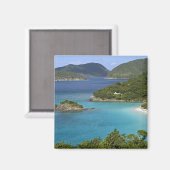 セントジョンの道路からカナール湾の景色 マグネット (正面/裏面)