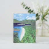 セントジョンアメリカヴァージン諸島ビーチビュー ポストカード (スタンド正面)