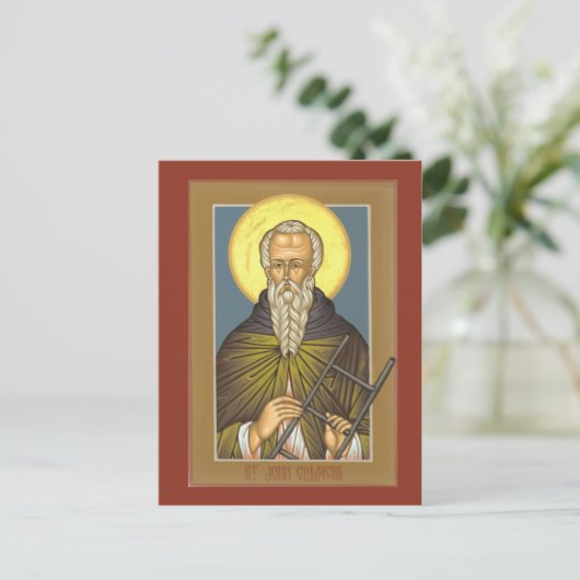 セントジョンクリマカス祈りの言葉カード ポストカード (スタンド正面)