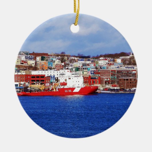 セントジョンズのクラゲの家 セラミックオーナメント (正面)