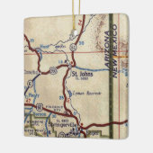 セントジョンズアリゾナヴィンテージの地図 セラミックオーナメント (左)