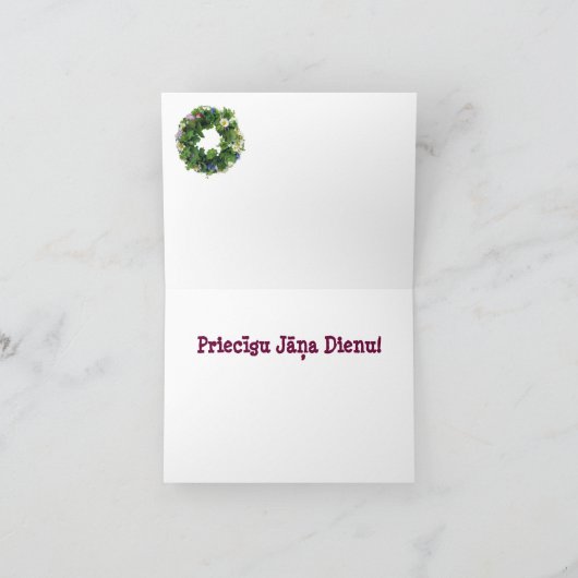 セントジョンズデイ用挨拶カード カード (内部)