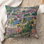 セントジョンズニューファンドランドカラフルカ絵画ナズ クッション (ブランケット)