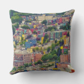 セントジョンズニューファンドランドカラフルカ絵画ナズ クッション (裏面)