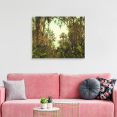 セントジョンズリバーフロリダ1898写真 キャンバスプリント (インサイチュ (リビング))