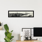 セントジョンズ川橋写真1921 ポスター (ホームオフィス)