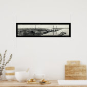 セントジョンズ川橋写真1921 ポスター (キッチン)