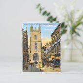 セントジョンズ教会のレプリカヴィンテージ画像、カーディフ ポストカード (スタンド正面)