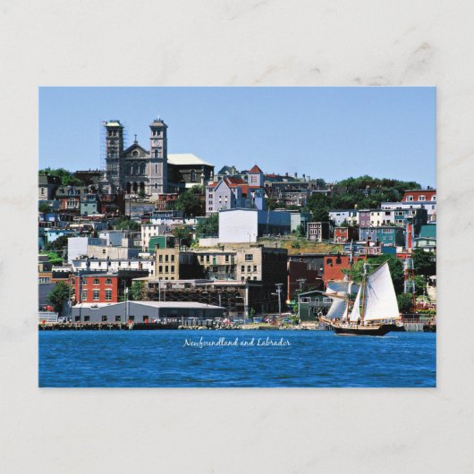 セントジョンズ海岸線大聖堂 ポストカード (正面)