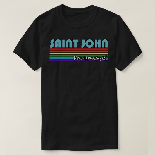 セントジョンニューブランズウィックプライドセントジョンLGBT Gi Tシャツ (デザイン正面)