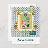 セントジョンポルトガルフェスタネイバーホテル インビテーションポストカード (正面/裏面)