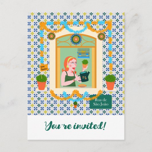 セントジョンポルトガルフェスタネイバーホテル インビテーションポストカード (正面)