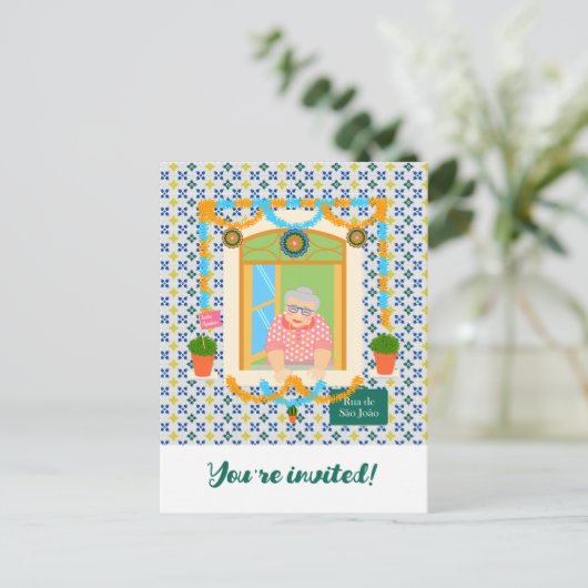 セントジョンポルトガルフェスタネイバーホテル インビテーションポストカード (スタンド正面)