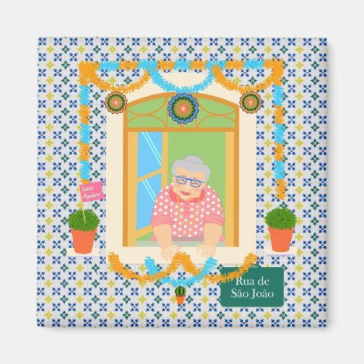 セントジョンポルトガルフェスタネイバーホテル マグネット (正面)